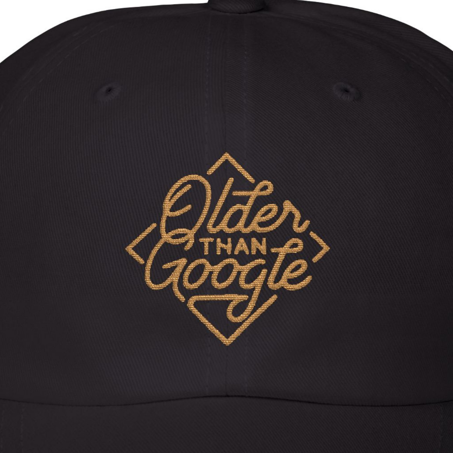 Older Than Google(BLK&GOLD) Dad Hat