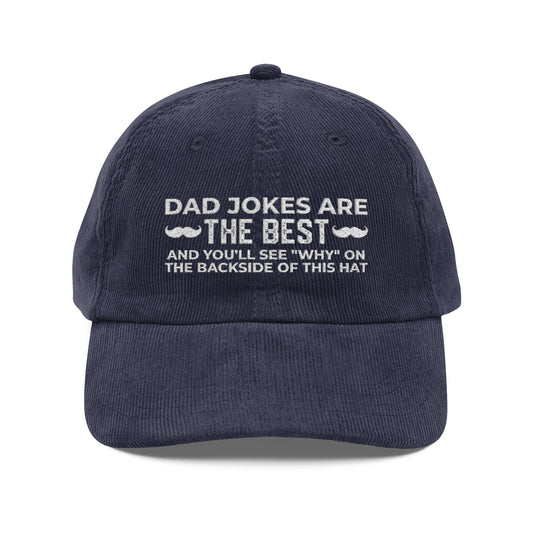 Dad Jokes Are The Best & You'll See Why Vintage Corduroy Cap