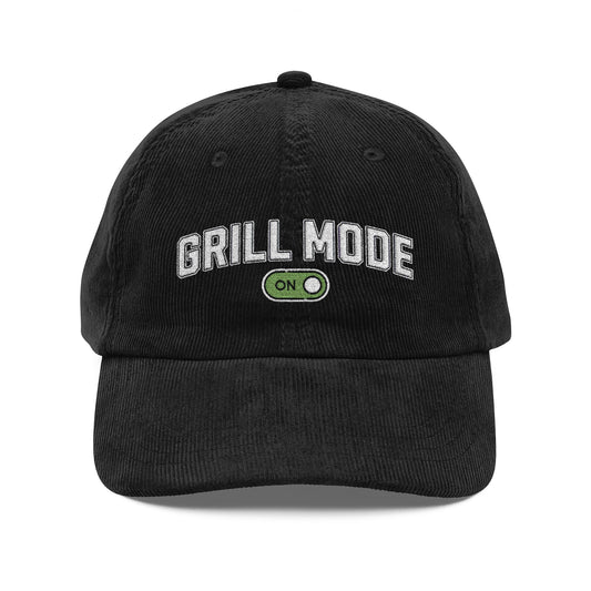 Grill Mode ON Vintage Corduroy Cap