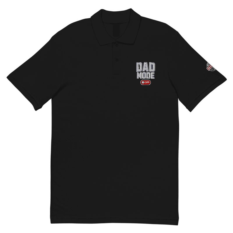 Dad Mode Off Embroidered Polo