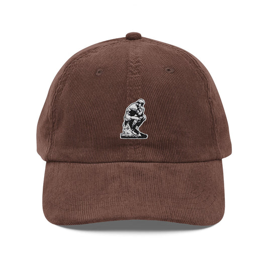 Thinking Man Vintage Corduroy Cap